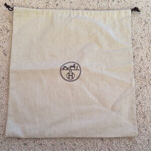 Hermes Canvas Dust Bag, 16"x15.5", New, Perfect For Small Goods, 
$75 $75